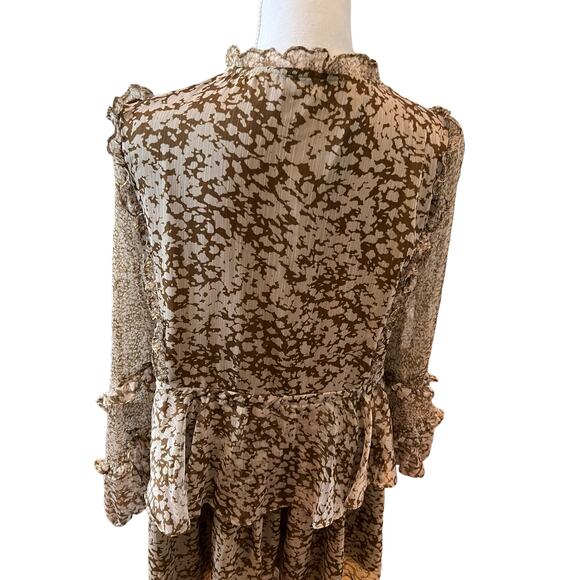 Floral Ruffle Mini Dress - Picture 8 of 10